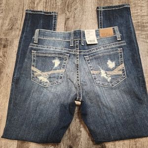 BKE Payton Skinny Medium wash Distressed Denim Jeans NWT 29R